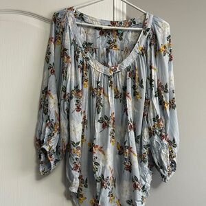Anthropologie popover blouse